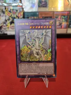 Albion the Sanctifire Dragon CYAC-EN035 Secret Rare 1st Edition Near Mint NM - Image 1