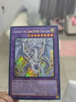 Albion the Sanctifire Dragon CYAC-EN035 Cyberstorm Access 1st Edition - Image 1
