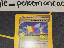 Pokemon Park Uncommon Trainer Card Aquapolis 131/147 NM front/VLP back - Image 2