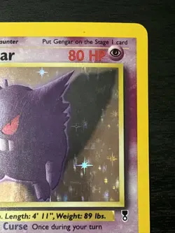 Gengar Legendary Collection Holo Rare Card 11/110 Pokemon 2002 TCG Nm - Image 3