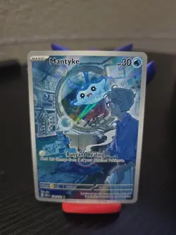 Pokemon TCG Mantyke Card 189/182 Sv04: Paradox Rift NM/Mint - Image 1