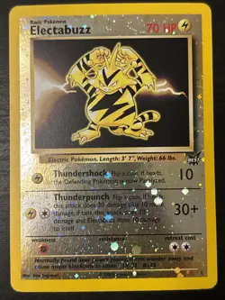 Electabuzz #1 Reverse Holo Best of Game Promo Pokemon Card Black Star Promo Lp - Image 1