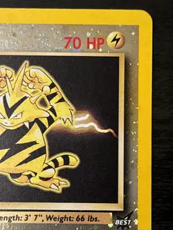 Electabuzz #1 Reverse Holo Best of Game Promo Pokemon Card Black Star Promo Lp - Image 3