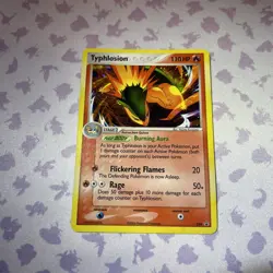 Typhlosion 034 Nintendo Promo - 2006 Rare Holo Rare Vintage Pokemon TCG Card MP - Image 1
