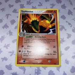 Typhlosion 034 Nintendo Promo - 2006 Rare Holo Rare Vintage Pokemon TCG Card MP - Image 2