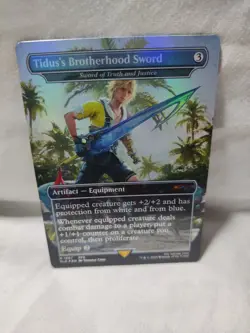 MTG - Tidus's Brotherhood Sword (Sword of Truth and Justice) Secret Lair Foil - Image 1