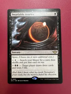 *** Insatiable Avarice *** Outlaws of Thunder Junction NM MTG English - Image 1