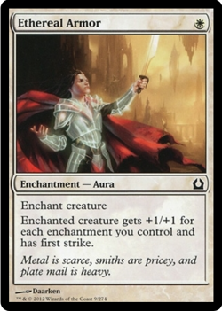 4x Ethereal Armor Return to Ravnica MTG Common Playset - Image 1