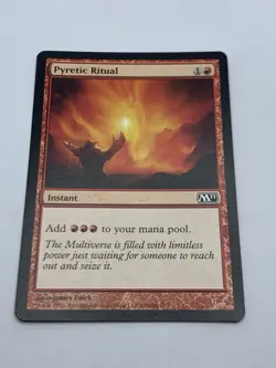 Pyretic Ritual - M11 Core Set 2011 - MTG - COM - Magic The Gathering - Image 2