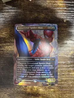 Sensational Spider-Man (Borderless) Magic MTG SPE 025 - Image 1