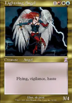 [4x] Lightning Angel Near Mint, English Timeshifted MTG Magic - Image 1