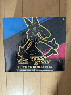 Pokemon Crown Zenith Elite Trainer Box TCG Sealed Free Shipping - Image 1