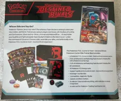 Destined Rivals Pokemon Center ETB Scarlet and Violet TCG Factory Sealed New - Image 3