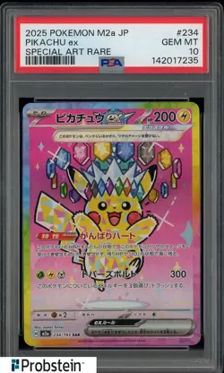 #2 2025 Pokemon M2A Japanese Special Art Rare #234 Pikachu ex PSA 10 GEM MINT - Image 1