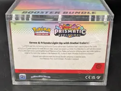 Pokemon TCG S&V Prismatic Evolutions Booster Bundle Display Case w/Acrylic Case - Image 3