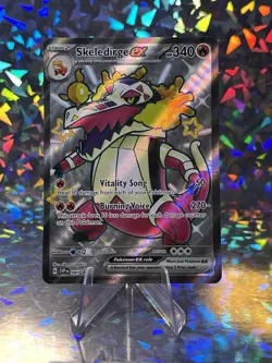 Pokemon Skeledirge EX 081 Black Star Promo Paldean Fates - Image 1