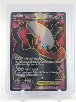 DARKRAI EX 2016 POKEMON XY BREAKPOINT ULTRA RARE FA DAMAGED 118/122 Q1300 - Image 1