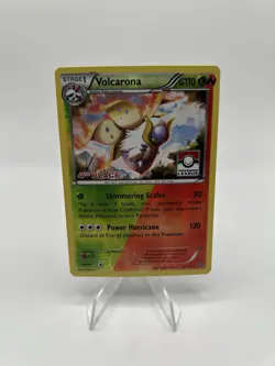 Pokemon TCG XY STEAM SIEGE 4TH PLACE LEAGUE Volcarona-Reverse Holo - NM - Image 1