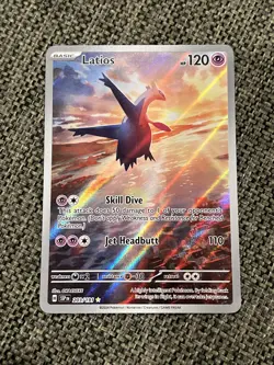 Latios 203/191 Sv08: Surging Sparks Pokemon TCG Illustration Rare LP - Image 1