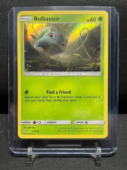 Bulbasaur 1/18 Holo Pokemon 2019 Detective Pikachu - LP - Image 1