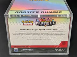 Pokemon TCG S&V Prismatic Evolutions Booster Bundle Display Case w/Acrylic Case - Image 3