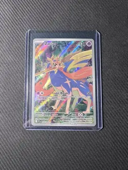 Pokemon Zacian Illustration Rare 100/094 Me02: Phantasmal Flames Holo - Image 1