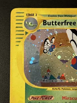 Butterfree 5/165 Expedition Holo 2002 Pokemon Tcg Wotc E Reader Holo Swirl Nm(-) - Image 2