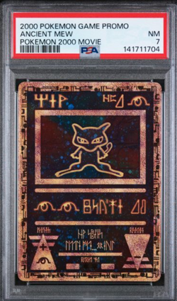Pokemon TCG Ancient Mew Promo Holo 2000 Movie PSA 7 - Image 1