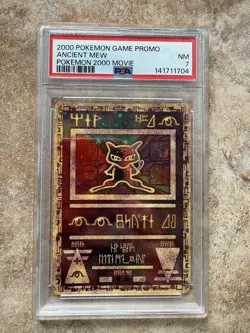 Pokemon TCG Ancient Mew Promo Holo 2000 Movie PSA 7 - Image 3