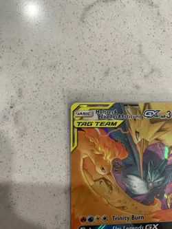 Pokemon TCG Moltres Zapdos Articuno GX 44/68 Hidden Fates NM/Mint 2019 Holo - Image 4