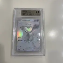 2025 POKEMON WHITE FLARE BW RARE HOLO #173/086 RESHIRAM EX BGS 9.5 - Image 1