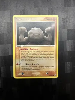 Pokemon TCG Ditto Geodude Card Regular Delta Species 62/113 - Image 1