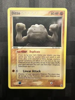 Pokemon TCG Ditto Geodude Card Regular Delta Species 62/113 - Image 2