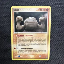 Pokemon TCG Ditto EX Delta Species Card 62/113 Regular Common NM - Image 1