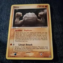 Pokemon TCG Ditto Geodude Card 62/113 2005 Ex Delta Species Yuka Morii - Image 2