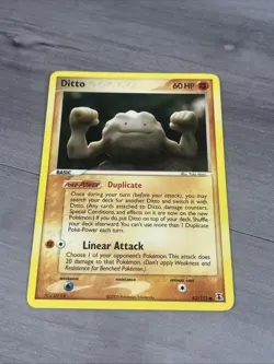 Pokemon Ditto Geodude TCG Common Card #62/113 Delta Species Expansion - LP (P25) - Image 1