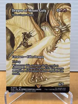 MTG Dragon of Mount Gulg - Ancient Copper Dragon (Showcase) #12 FCA - Image 1