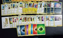 Pokemon Brilliant Stars - Complete Common + Uncommon 88 Card Set + Energy - NM - Image 3