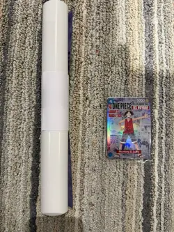 Bandai One Piece - Monkey.D.Luffy P-055 Promo Card + Poster - Rutgers - Image 1