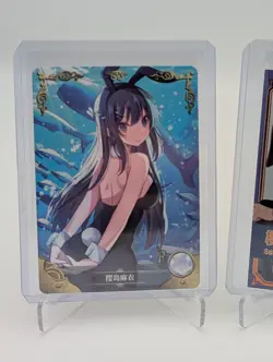 Mai Sakurajima, Bunny Girl Senpai Waifu Cards Goddess Story CCG Doujin Anime - Image 2