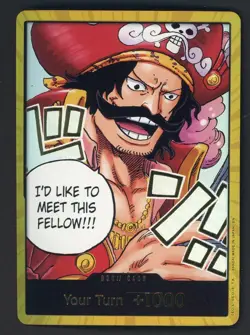One Piece TCG Gol D. Roger OP13 Gold Don!! Card Carrrying On His Will Foil - Image 1