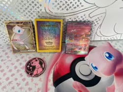 Sealed Ancient Mew 2000 Movie Promo + Mew Ex SV:053 + Metal Mew | Pokemon Cards - Image 1