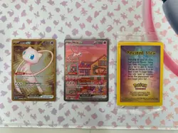 Sealed Ancient Mew 2000 Movie Promo + Mew Ex SV:053 + Metal Mew | Pokemon Cards - Image 3
