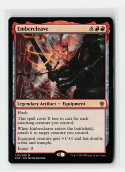 Embercleave Throne of Eldraine Magic The Gathering MTG Card - Image 1