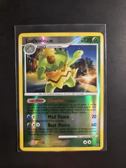 Ludicolo 34/127 MP/HP Reverse Holo -Vintage Pokemon Card- Platinum - Image 1