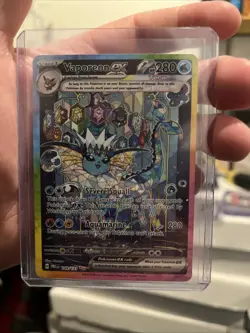 Pokemon TCG Vaporeon EX Prismatic Evolutions Special Illustration Card 149/131 - Image 1