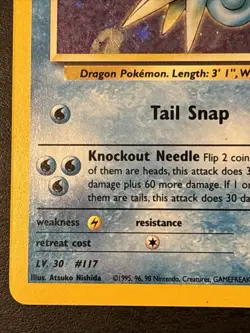 Misty's Seadra Holo Rare Gym Heroes 009/132 Wotc Rare Holo Pokemon Card Lp+ - Image 5
