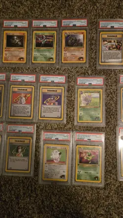 LOT of PSA 10 1st edition Pokemon Gym Heroes / Challenge cards - Image 2