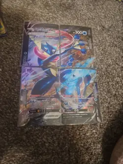 Pokemon TCG Greninja V Union SWSH155 SWSH156 SWSH157 SWSH158 Holo Rare Card Lot - Image 1
