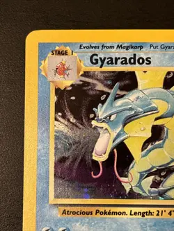 Gyarados Base Set 2 Holo Rare Card 7/130 Unlimited Wotc Holo Rare Pokemon NM - Image 2
